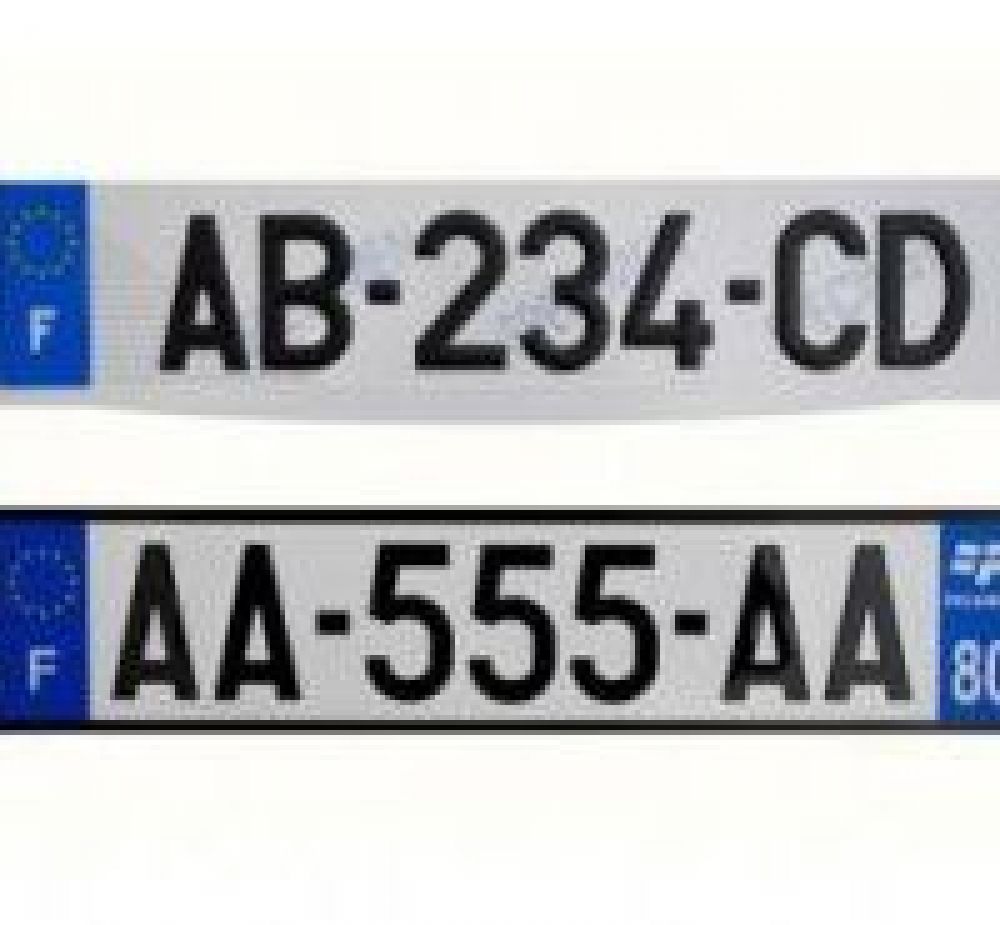 Que Signifie Les Plaque D Immatriculation Rouge Plaque d'immatriculation pas chère : où peut-on en acheter