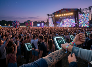 L’essor du « Phygital » dans les festivals : quand le textile devient un point de contact NFC