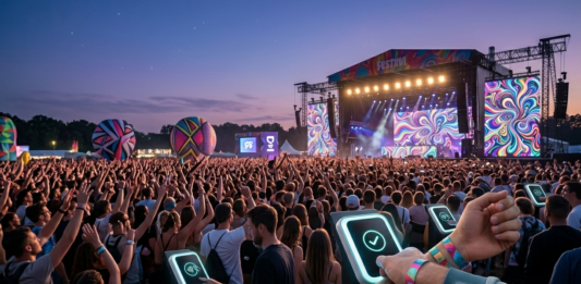 L’essor du « Phygital » dans les festivals : quand le textile devient un point de contact NFC
