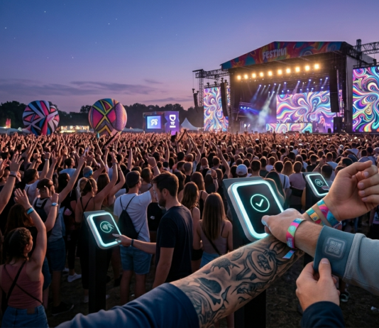 L’essor du « Phygital » dans les festivals : quand le textile devient un point de contact NFC